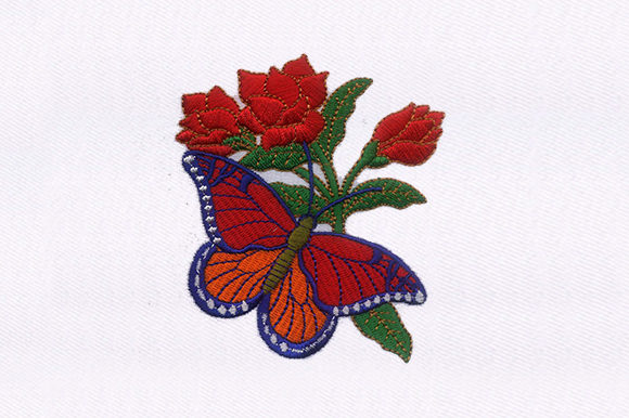 Butterfly Rose Embroidery Design Review