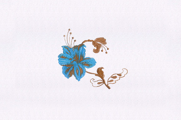Cyan Flower Design Review for Boutique Sweatshirts
