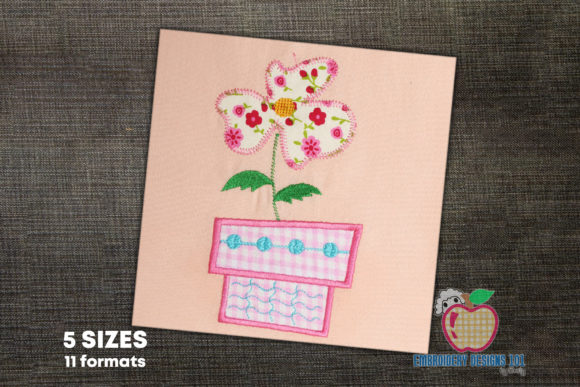 Flower in a Pot Applique: A Designer’s Honest Review for Personalized Gifts