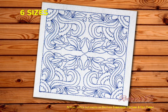 Leaves and Flower Abstract Design Review