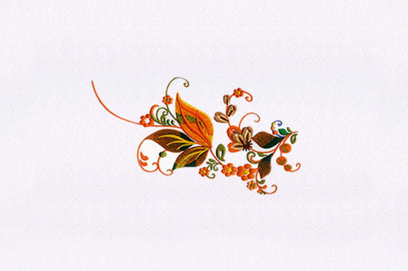 Leaves Vines: A Designer's Review for Boutique Sweatshirt Embroidery