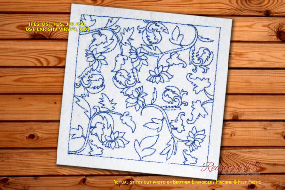 Lotus Flower Bluework: A Design Review for Business Branding and Merchandise Use